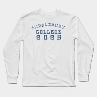 Middlebury College Class of 2026 Long Sleeve T-Shirt